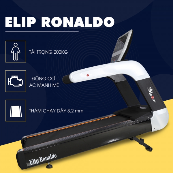 Sản phẩm Máy chạy bộ điện ELIP Ronaldo
