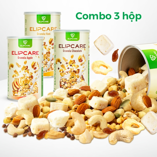 Ảnh sản phẩm Combo 3 hộp Elipcare Granola