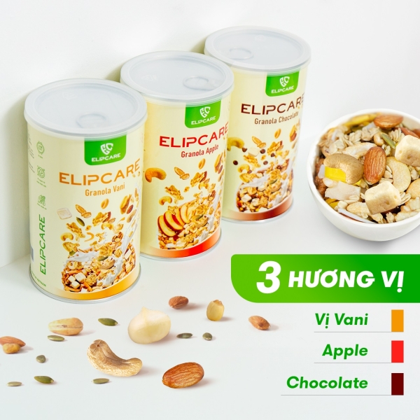 Ảnh sản phẩm Combo 3 hộp Elipcare Granola